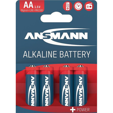 Batterie 1,5 V AA-AM3-Mignon 2800 mAh LR6 4906 4 St./Bl.ANSMANN 5015563