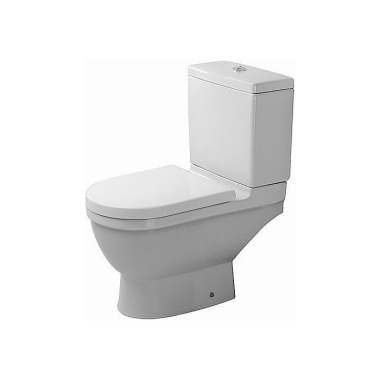 Duravit Stand-Tiefspül-WC STARCK 3 z Kombi m Spülk . 360x655mm Ab se weiß 0126010000