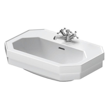 Duravit Waschtisch 1930 m ÜL HLB 1 Hahnloch 600x41 0mm weiß WG 04386000001