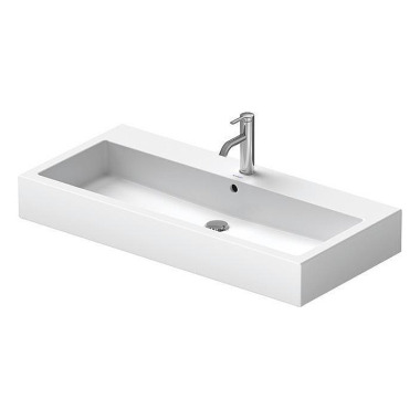 Duravit Waschtisch VERO m ÜL HLB 1000x470mm 1 Hahn loch weiß WG 04541000001