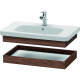 Duravit Ablageboard DURAS TYLE 448x730x84mm nussbau m dunkel DS618102121