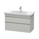 Duravit Waschtischunterba u DURASTYLE 448x930x610mm betongrau matt/weiß matt DS648200718