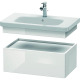 Duravit Unterschrank DURA STYLE 448x730x282mm weiß hochglanz/bas ma DS628102243