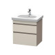 Duravit Waschtischunterba u DURASTYLE 453x600x610mm weiß hochglanz/weiß matt DS648302218