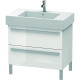 Duravit Waschtischunterba u X-LARGE 800x470x588mm w e hgl lack XL654308585