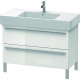 Duravit Waschtischunterba u X-LARGE 1000x470x588mm we hgl lack XL654408585