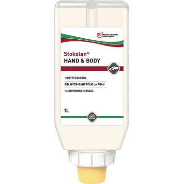 Hautpflegegel Stokolan® Hand & Body 1l Gel,parfümiert Softflasche 99036376