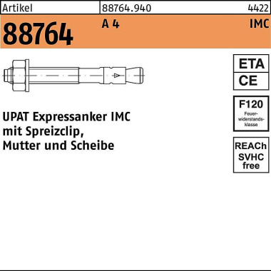 Expressanker R 88764 IMC 12/100/196 A 4 20 Stück U PAT 887649400120196