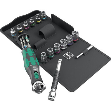 Steckschlüsselsatz 8009 Zyklop Pocket Set 3 27-tlg.3/8Zoll+1/4 Zoll WERA 05004284001