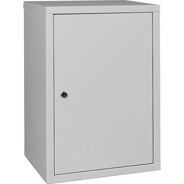 Hängeschrank H600xB400xT300mm Vollblech,1 BD Stahlbl.lichtgrau/lichtgr au NW9000453656