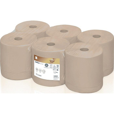 Handtuchrolle Satino PureSoft 2-lagig soft beige L170xB205ca.mm 6 Rl./VE 314300