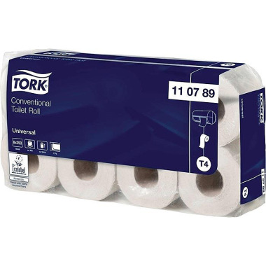 Toilettenpapier TORK 110789 T4,Universal,2-lag.8x8 Rl.TORK