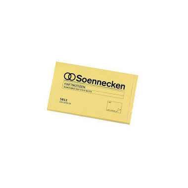 Soennecken Haftnotiz 5812 125x75mm 100Blatt gelb 111115610