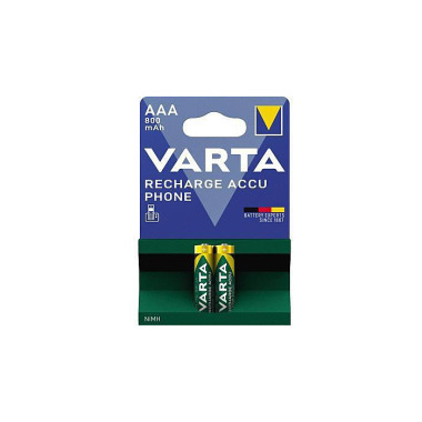 Varta Akku Phone Accu 583 98101402 AAA Micro T398 8 00mAh 2 St./Pack. 190210000