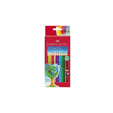 Faber-Castell Farbstift C olour GRIP 112412 farbig 12 St./Pack. 222059299