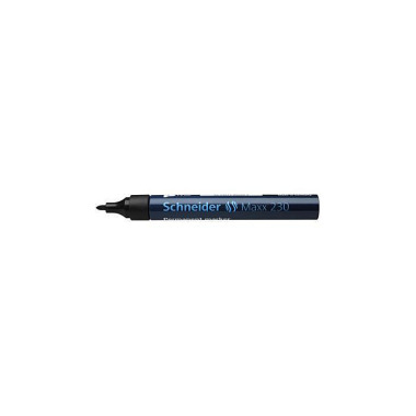 Schneider Permanentmarker Maxx 230 123001 Rundspit ze 1-3mm schwarz 305206490