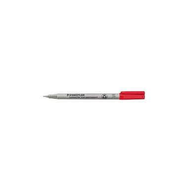 STAEDTLER Folienstift Lum ocolor 311-2 0,4mm non-pe rmanent rot 156026430