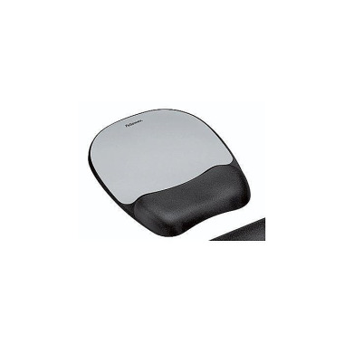 FELLOWES Memory Foam Maus pad mit Handgelenkauflage / Silberstreifen 187216684