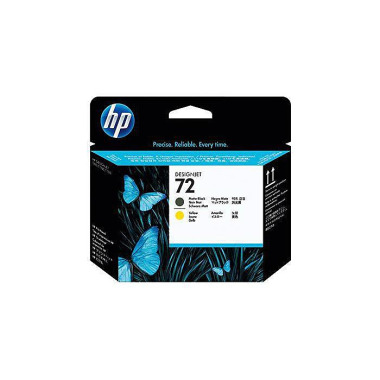 HP Druckkopf C9384A 72 ma tt schwarz/gelb 101280600