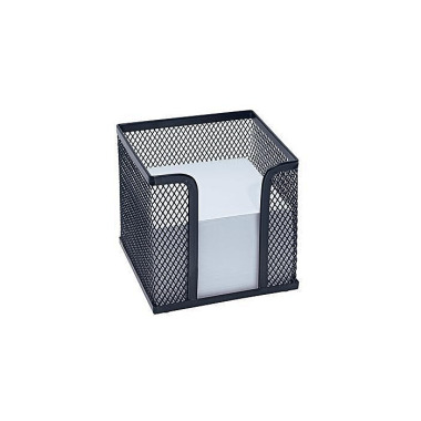 WEDO Zettelbox Office 657 01 10x10x10cm Drahtmetall schwarz 170005290