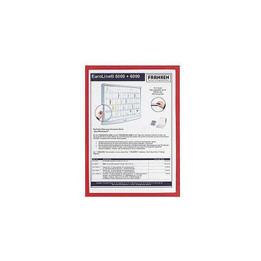 Franken Dokumentenhalter ITSA5S/5 01 A5 0,32mm sk rot 5St. 154677530