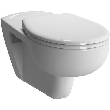 VitrA Wand-WC VITRAFLUSH CONFORMA Tiefspüler ohne Spülrand 355x700mm weiß 6000697076