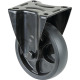 BS Rollen Bockrolle D.125mm Trgf.120kg Gum.Platte L104xB80mm Farbe Rl.schwarz BS ROLLEN L810.B44.126.06