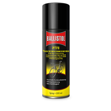 BALLISTOL PTFE Trockenschmierung Spray Fahrrad, 200 ml 28079