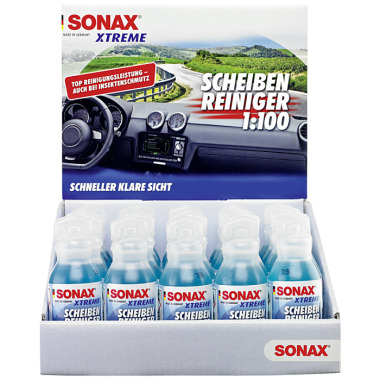 Sonax Xtreme Scheibenreiniger 1:100 NanoPro Thekendisplay 25 ml 02711000