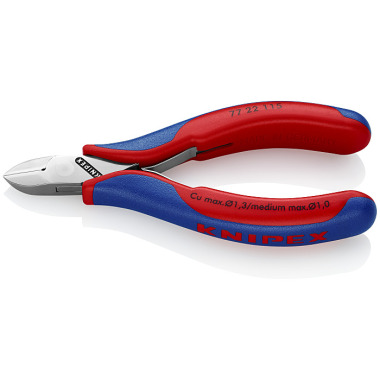 Knipex Electronics Diagonal Cutter with multi-component grips 115mm 77 22 115