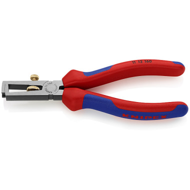 Knipex Insulation Stripper black atramentized with multi-component grips 160mm 11 12 160