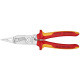 Knipex Pliers for Electrical Installation chrome plated 200mm 13 96 200 SB