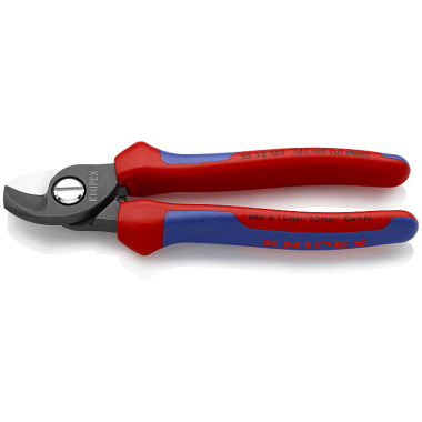 Knipex Cable Shears with multi-component grips 165mm 95 12 165