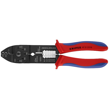 Knipex Crimping Pliers burnished with multi-component grips 230mm 97 21 215 B