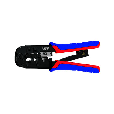 Knipex Crimping Pliers for Western plugs burnished with multi-component grips 190mm 97 51 10