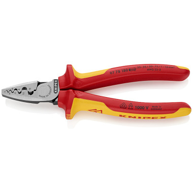 Knipex Crimping Pliers for end sleeves (ferrules) 180mm 97 78 180