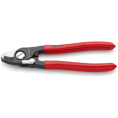 Knipex Kabelschere L.165mm Arbeitsbereich-D.12mm/35mm2 brün. Griffe KU.-überz. Knipex 95 41 165