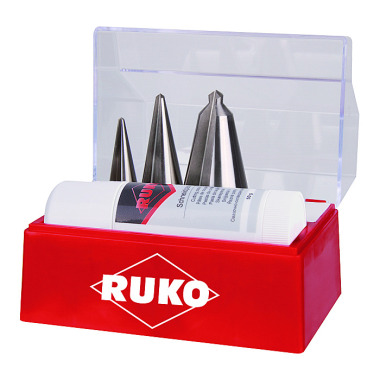 Ruko Tube and sheet drill-set HSS, ground in polystyrene case 101009