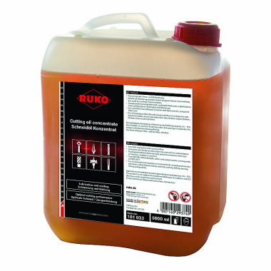 Ruko Universal cutting oil concentrate, 5 L canister 101033