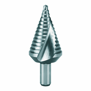 Ruko Step drills HSS, spiral fluted with split point, short design 101063