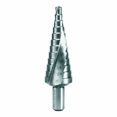 Ruko Step drill HSS, inch size, ground with split point 101704