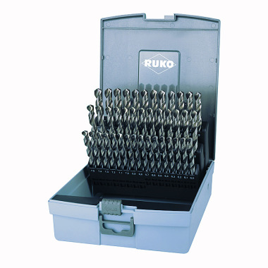 Ruko Twist drill set HSS-G 41 pcs. in Rosebox 6.0-10.0 214218RO