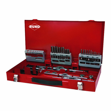 Ruko 37-piece set of thread-cutting tools HSS 245020