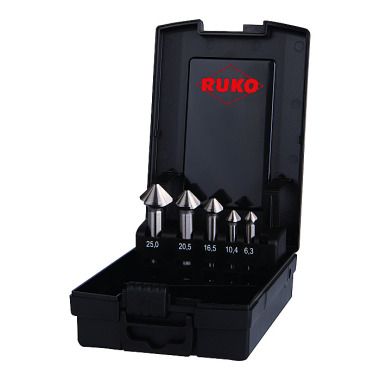 Ruko ULTIMATECUT countersink set HSS-E 6.3mm - 25.0mm 5 pcs, Rose 102791ERO