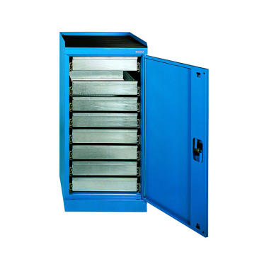 LOKOMA TOOL CUPBOARD WS 500,1030 H. 8 DRAWERS, ROLL-OFF, GROOVED DOOR 00.04.2184