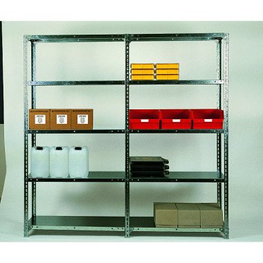 LOKOMA SCREW-IN SHELVING GF,2000H.GALVANISED 1006x303MM,5 SHEETS a 200 KG 00.09.3011