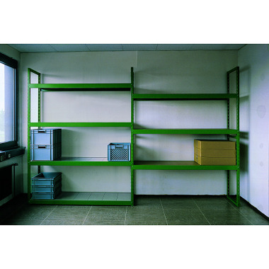 LOKOMA large shelving unit GF w.steel pan. 2000x1000x400MM/3 STORAGE SHEET 00.09.5882