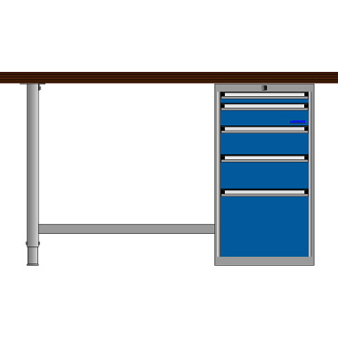 LOKOMA WORKBENCH TYPE N-SW 150/W-1 WITH BEECH-MULTIPLEX 1500x700x40 00.07.9131