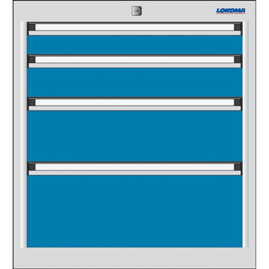 LOKOMA Drawer cabinet RS 565, 625h SBL TA 75/100/150/200 00.02.9506