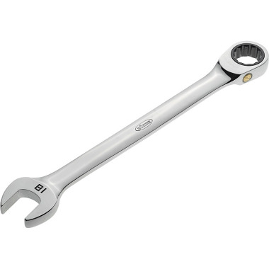 Vigor Ratchet combination wrench, long - outside hexagon profile, outside double hexagon profile - 18 V1029